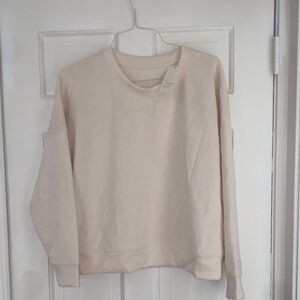 A new day size large Cream Sweatshirt